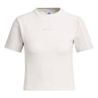 (WMNS) adidas originals Crop Tee 'White' IU4847