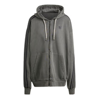 (WMNS) adidas Adilenium Oversized Full-Zip Hoodie 'Grey' IV9334