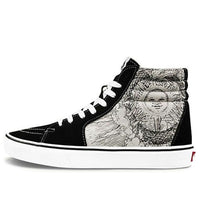 Vans Sk8-hi أسود أبيض للجنسين 'أسود أبيض' VN0A4U3CWT8