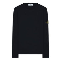 STONE ISLAND Garment Dyed Crew Lightweight Sweatshirt 'Black' 731564450-V0020