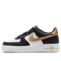 (GS) Nike Air Force 1 Low 'Black White Metallic Gold' CT3839-009
