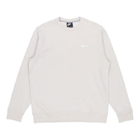 Nike Fleece Solid Color Fleece Lined Stay Warm Pullover light grey 916609-072