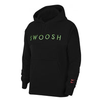 هودي بشعار Nike Sportswear Swoosh باللون الأسود والأخضر CZ5569-011