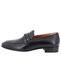 (WMNS) Gucci Horsebit Interlocking G loafer 'Black' 740434-AABUV-1000