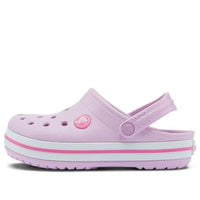 (GS) Crocs Crocband Clogs 'Pink White' 207005-6GD