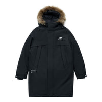 New Balance Long Puff Down Jacket 'Black' 5PC44303-BK