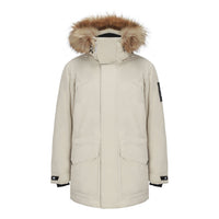 New Balance Warm Hooded Down Jacket Asia Sizing 'White' 5PB42201-DB