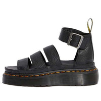 (WMNS) صندل Dr.Martens Clarissa II الجلدي ذو النعل السميك "أسود" 24476001