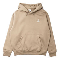 Nike ACG Series Embroidered Logo hooded Pullover Long Sleeves Khaki CW4490-247