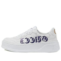 (WMNS) Gucci Blooming Love Sneakers 'White Black' 708267-UPG70-9000