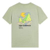 New Balance Graphic Print Tee 'Green' AMT22366-DRA