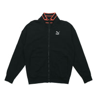 حذاء رياضي كاجوال PUMA TFS بياقة واقفة وسحاب باللون الأسود 597343-01