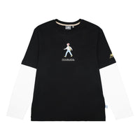 New Balance x Zero Per Zero Colorblock Long Sleeve Tee 'Black White' NDA47013-BK