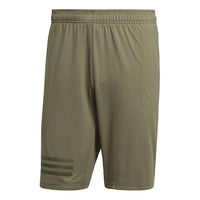 شورت رياضي adidas 4Krft Sho Gradi Stripe محبوك باللون الأخضر CD7032