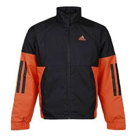 adidas Back to Sport Lite Thermal Jacket 'Black Orange' FT2440