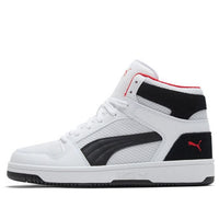 حذاء PUMA Rebound LayUp Mesh "أبيض وأسود" 370913-02