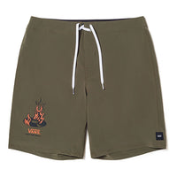 شورتات Vans Okeh Fire Record القصيرة "Green Orange" VN000FTXKCZ