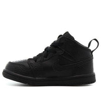 (TD) Air Jordan 1 Mid 'Triple Black' 640735-090