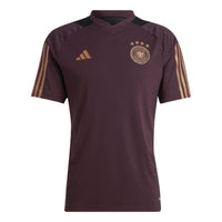 قميص تدريب adidas ألمانيا Tiro 23 "Shadow Maroon" HF3990