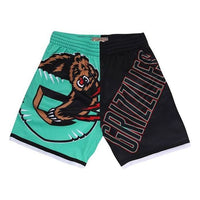 شورت Mitchell &amp; Ness x NBA Memphis Grizzlies Big Face Shorts 'Black Green' PSHR4351-VGRYYPPPTEAL