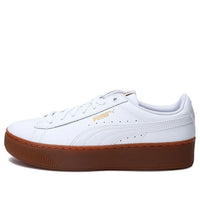 (WMNS) PUMA Vikky Platform Leather White 364724-03