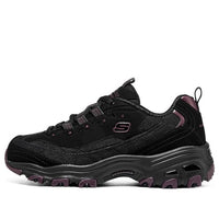 (WMNS) Skechers D'LITES 1.0 'Black' 149906-BKPR