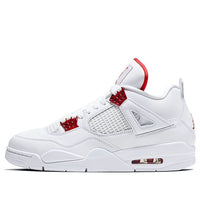 حذاء Air Jordan 4 Retro "أحمر معدني" CT8527-112