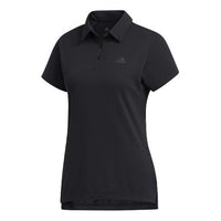 (WMNS) قميص بولو أديداس تنس رياضي أسود FK1385