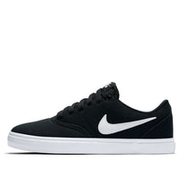 (WMNS) Nike Check Solarsoft Canvas SB 'Black Platinum' 921463-010