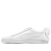(WMNS) PUMA Basket Bow 'Triple White' 367319-01