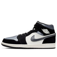 حذاء Air Jordan 1 Mid SE "Satin Smoke Grey" رقم 852542-011