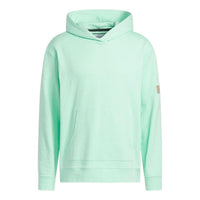 adidas Solid Color Hooded Pullover Long Sleeves Hoodie Men's Green HS5610
