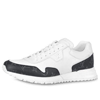حذاء رياضي Run Away من LOUIS VUITTON باللون الأبيض مع شعار أسود 1A7UMS