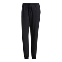 بنطلون رياضي رجالي adidas neo Ce C+ Wvn Tp بلون سادة محبوك بأقدام رياضية أسود H14218