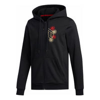 adidas CNY DAME FZ HD Basketball Sports Hooded Jacket Men Black FH7701