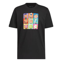 تيشيرت adidas Metaverse Lil' Stripe PFP باللون الأسود IM4631
