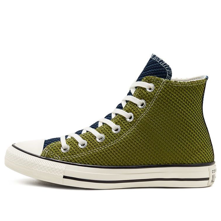 (WMNS) حذاء رياضي Converse Chuck Taylor All Star Runway Cable Yellow Green Hi Sneakers 'Green Yellow' 568665C