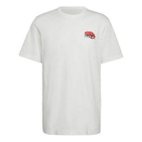 adidas originals Printing Pattern Sports Round Neck Short Sleeve White HF4761