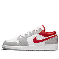 (GS) Air Jordan 1 Low SE 'Light Smoke Grey Gym Red' DM0589-016