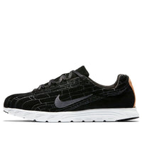 حذاء Nike Mayfly Leather Premium باللون الأسود والرمادي 816548-003