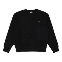 Nike Acg Casual Sports Fleece Round Neck Pullover Long Sleeves Black CV0683-010