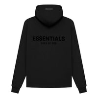 Fear of God Essentials SS22 Relaxed Stretch Limo Hoodie 'Black' FOG-SS22-334