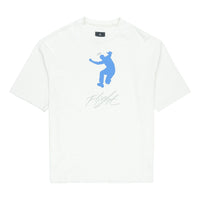 حذاء Air Jordan x Union Crossover SS22 بلون سادة مطبوع عليه أحرف أبجدية برقبة دائرية وأكمام قصيرة إصدار آسيوي رمادي DM2840-025