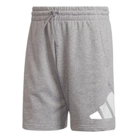 Men's adidas Geometry Logo Printing Elastic Waistband Sports Shorts Japanese Version Gray HA1426