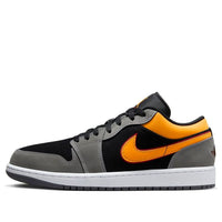 حذاء Air Jordan 1 Low SE "Black Graphite Vivid Orange" FN7308-008