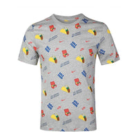 Nike Sportswear Pattern Printing Short Sleeve Gray CW0473-063