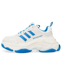 (WMNS) Balenciaga Triple S x Adidas 'White Blue' 712764W2ZB39040