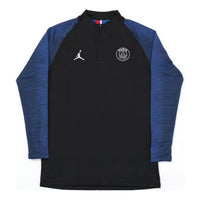قميص تدريب Air Jordan Paris-Saint Germain 19/20 Strike Drill باللون الأزرق الداكن CT3540-010