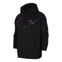 سترة رياضية من Air Jordan Why Not بغطاء رأس من الصوف بنقش مطبوع باللون الأسود CW4255-010