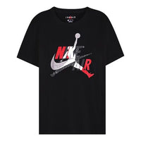 تيشيرت Air Jordan Jumpman Classics بشعار مطبوع بأكمام قصيرة للرجال باللون الأسود CV1736-010